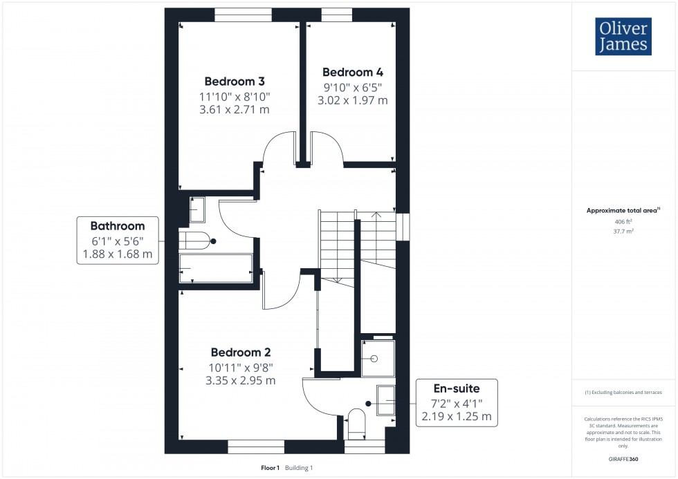 Floorplan for Sapley Park, Huntingdon, PE29