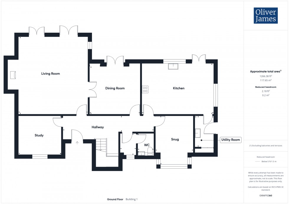 Floorplan for Dovehouse Wood, Abbots Ripton, PE28