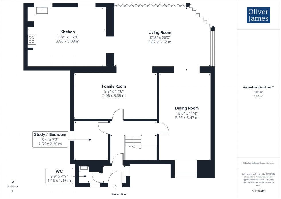 Floorplan for Owl Way, Hartford, PE29