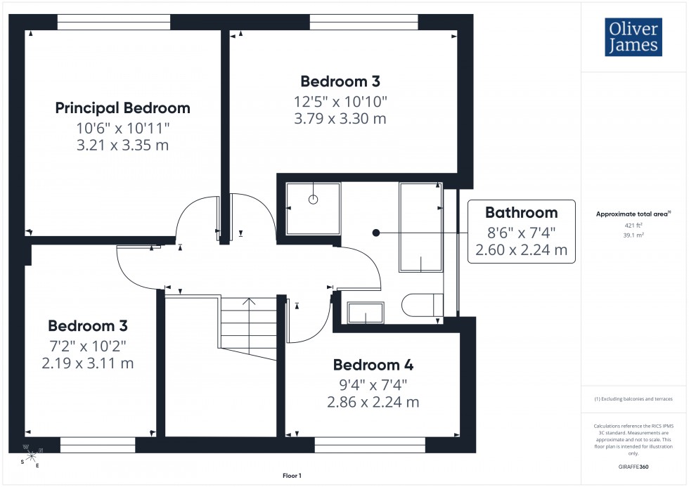 Floorplan for Wheatsheaf Road, Alconbury Weston, PE28