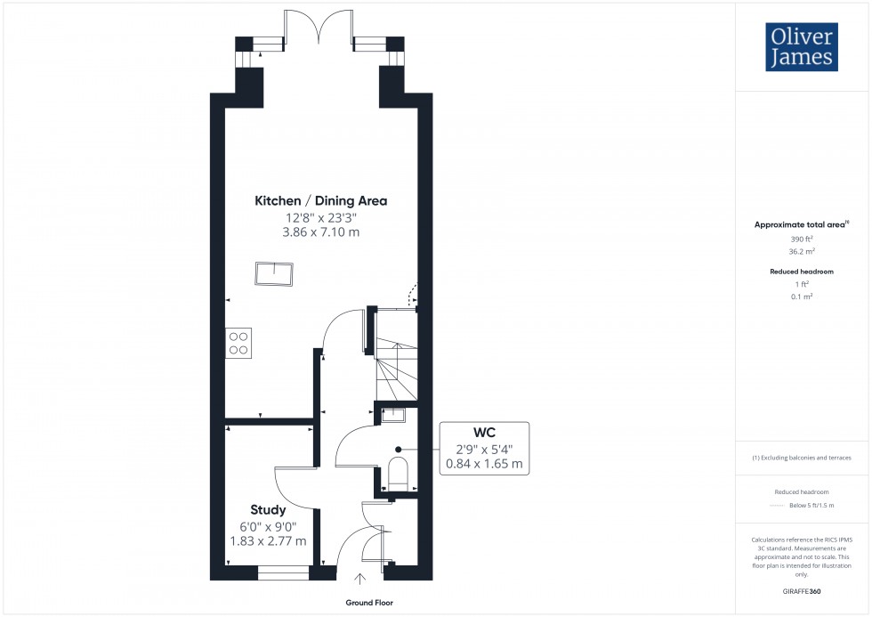 Floorplan for Hendrey Place, Godmanchester, PE29