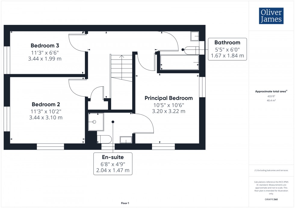 Floorplan for Walston Way, Brampton, PE28