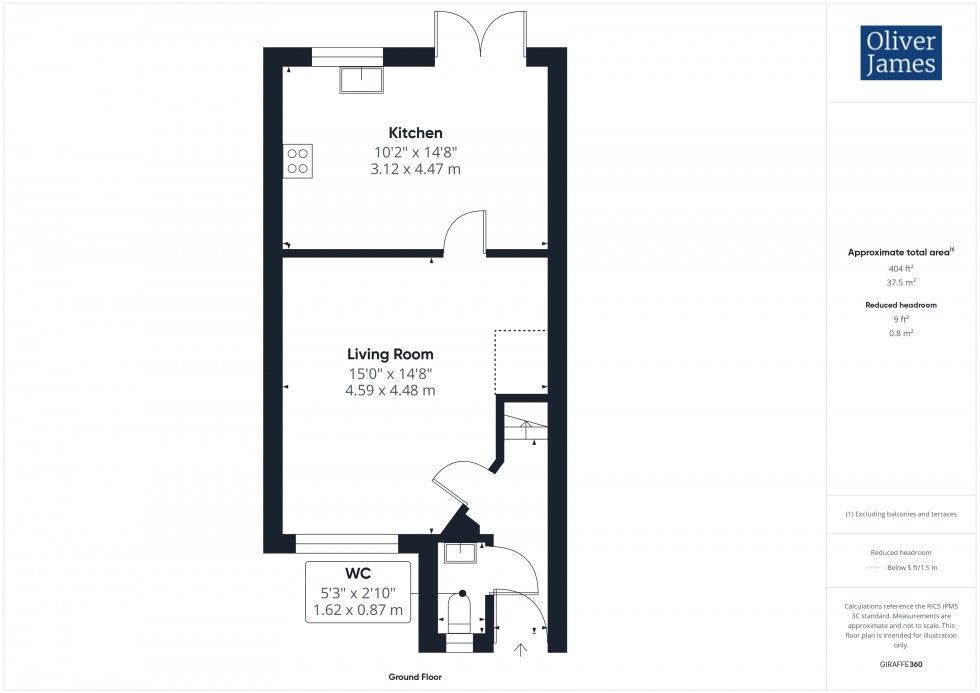 Floorplan for Laws Crescent, Brampton, PE28