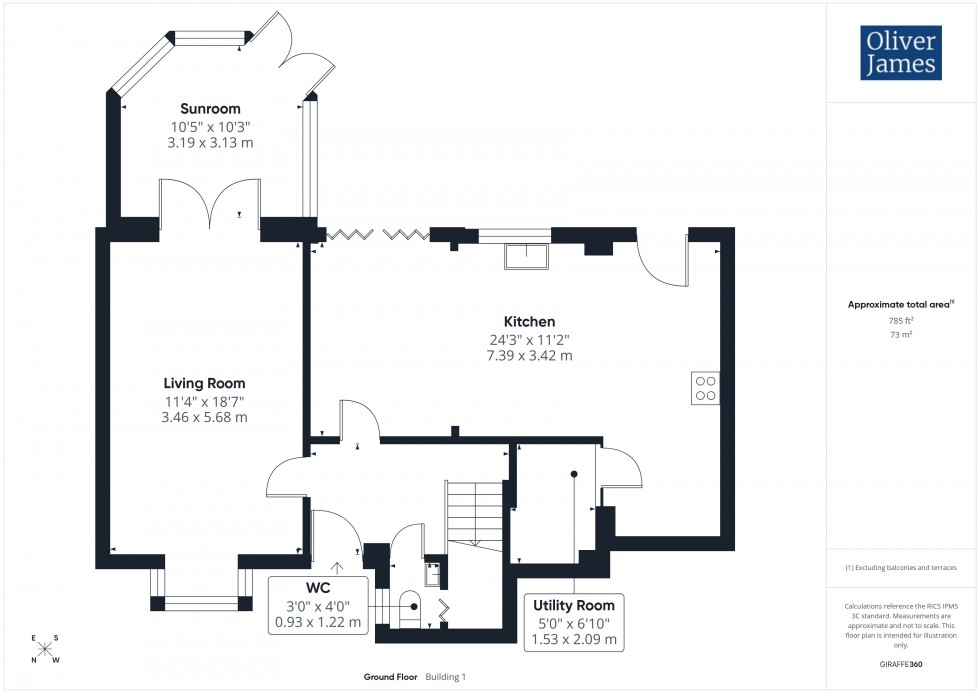 Floorplan for Bluegate, Godmanchester, PE29