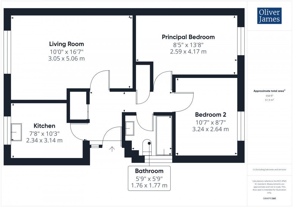 Floorplan for Hunters Way, Kimbolton, PE28