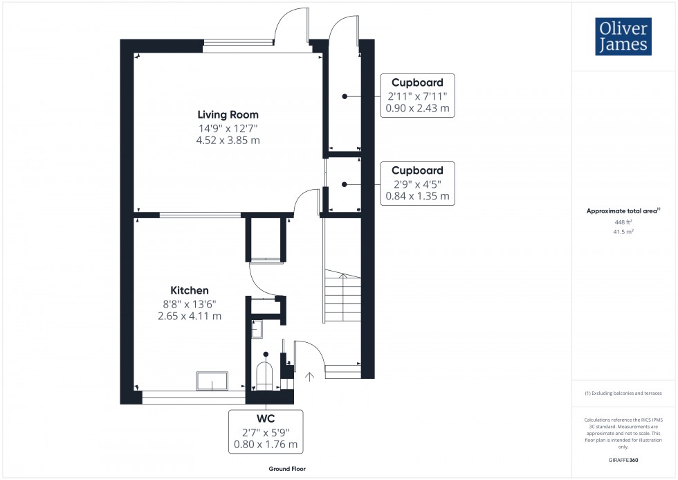 Floorplan for Norfolk Road, Huntingdon, PE29