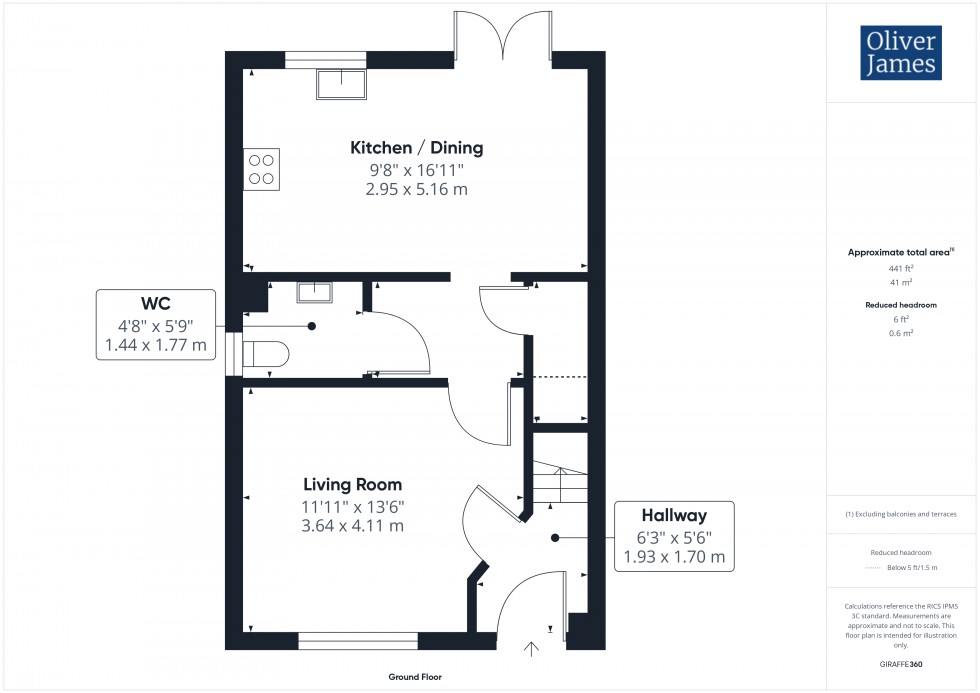 Floorplan for Payne Road, Sawtry, PE28