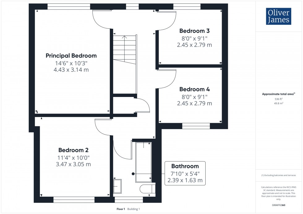 Floorplan for Gloucester Road, Sawtry, PE28