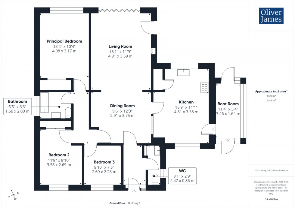 Floorplan for Parsons Drive, Ellington, PE28