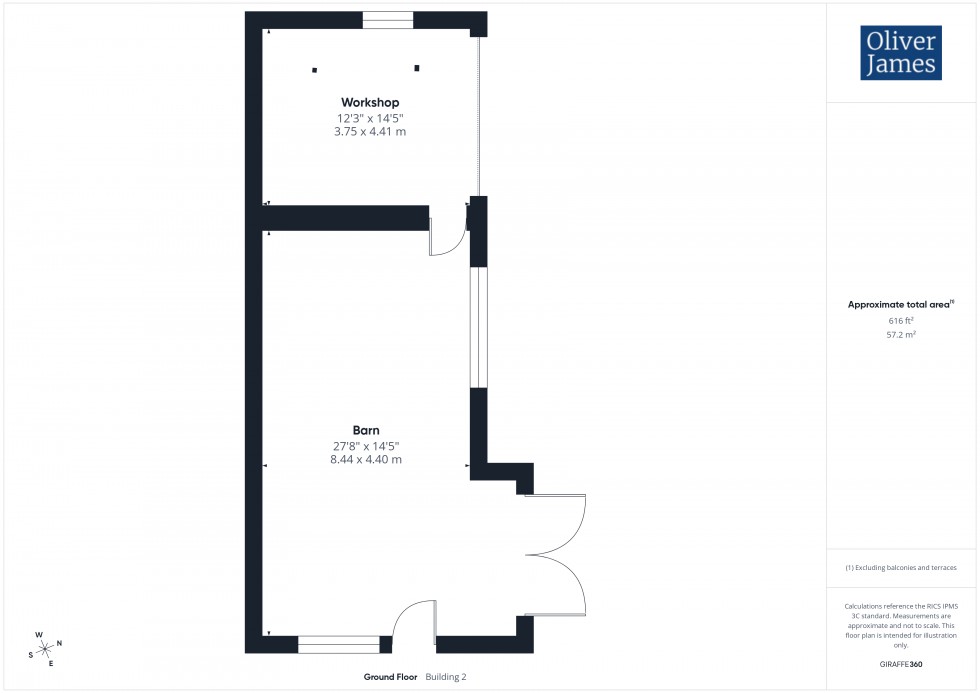 Floorplan for Great Raveley, Huntingdon, PE28