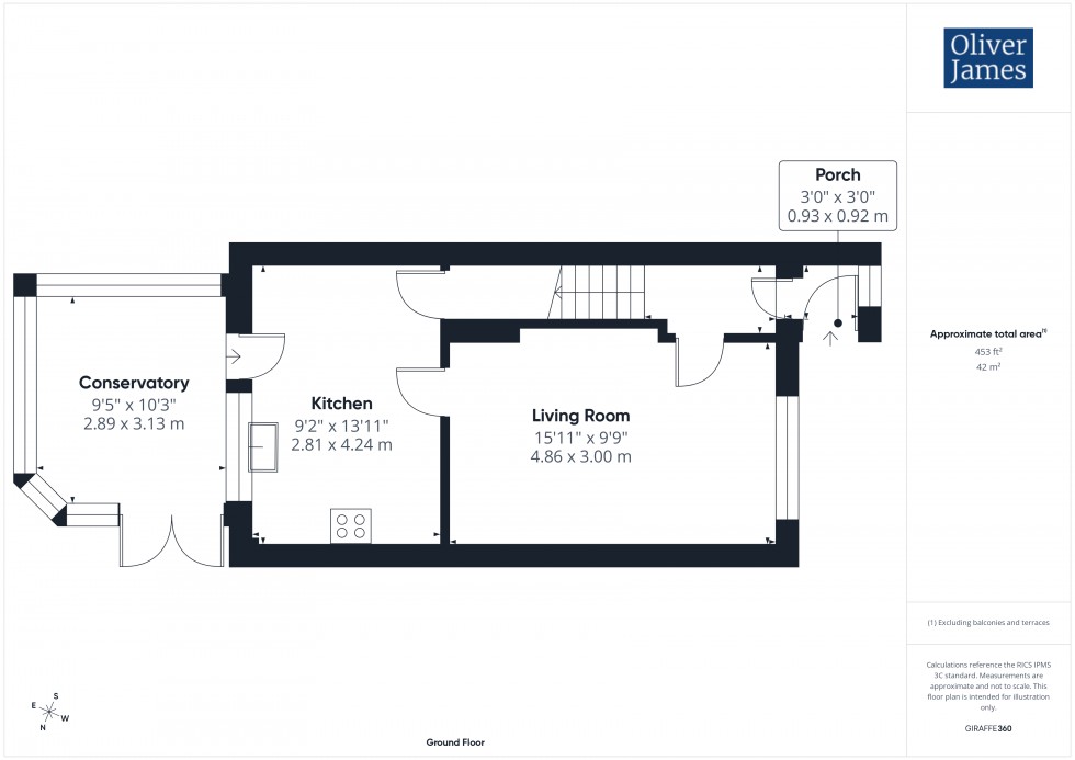 Floorplan for Ennerdale Close, Huntingdon, PE29