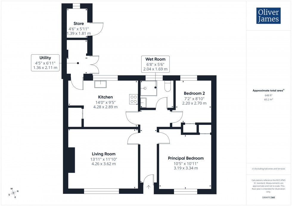 Floorplan for Harris Crescent, Needingworth, PE27