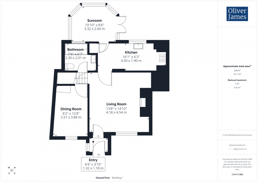 Floorplan for Church Way, Little Stukeley, PE28
