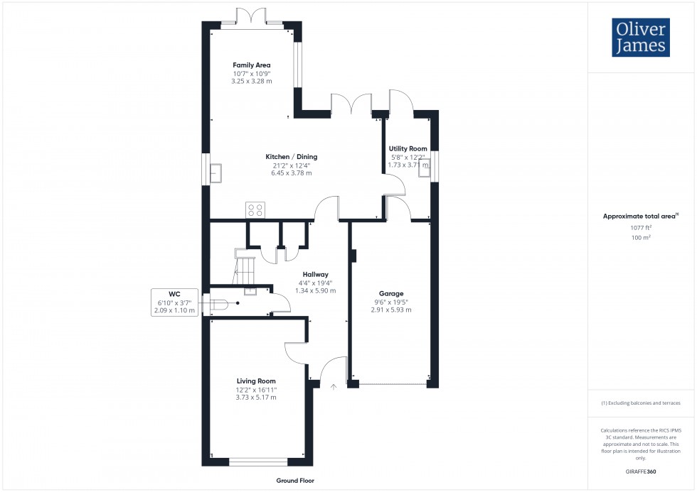 Floorplan for Founders Drive, Brampton, PE28