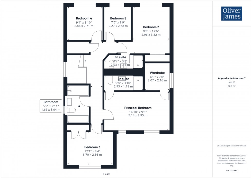 Floorplan for Founders Drive, Brampton, PE28