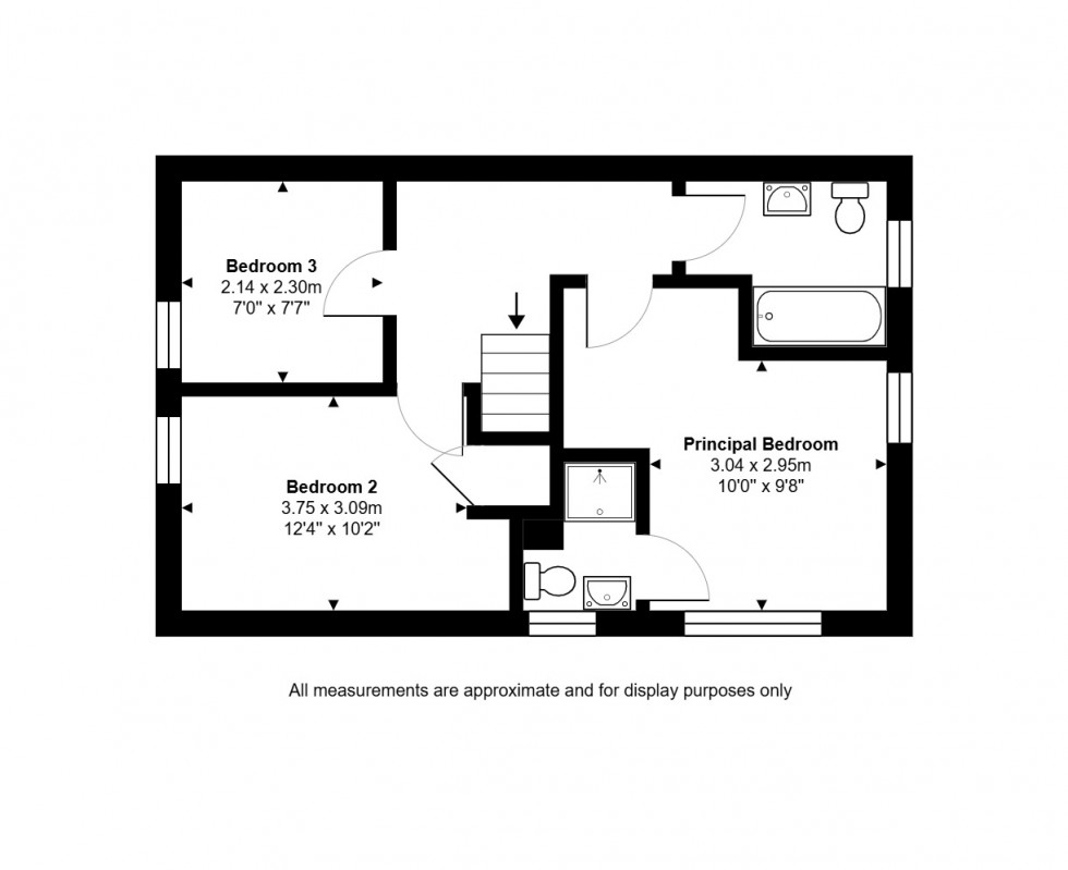Floorplan for Broadstone Drive, Hampton Water, PE7