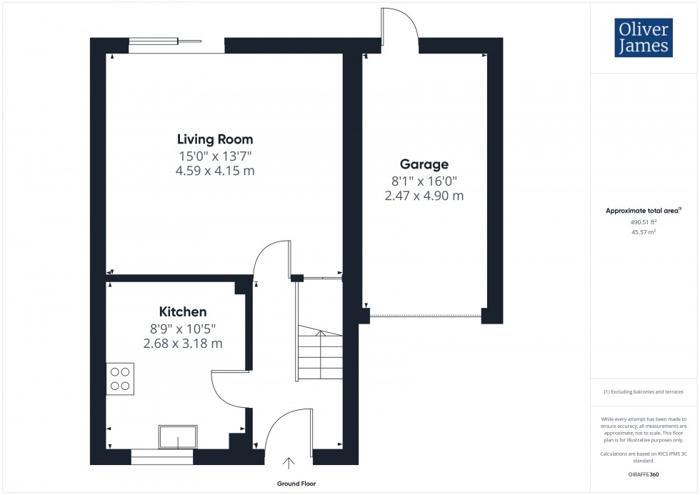 Floorplan for Hawthorn Way, Sawtry, PE28