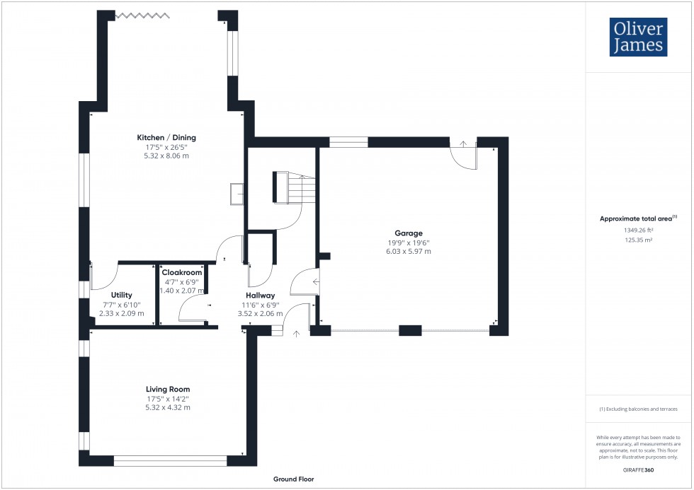 Floorplan for Mill Garden, Bluntisham, PE28